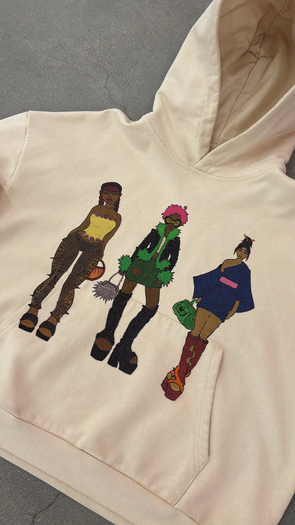 BONE PULLOVER HOODIE DISCOUNTED PREORDER