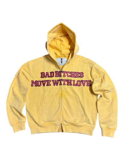 WITH LOVE Zip-Up Hoodie