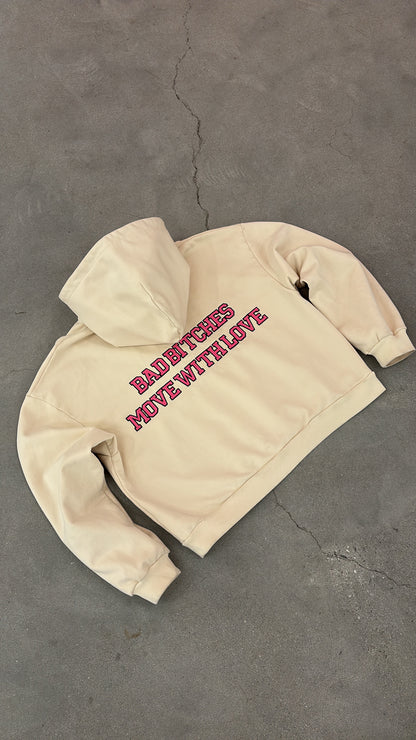 BONE PULLOVER HOODIE DISCOUNTED PREORDER