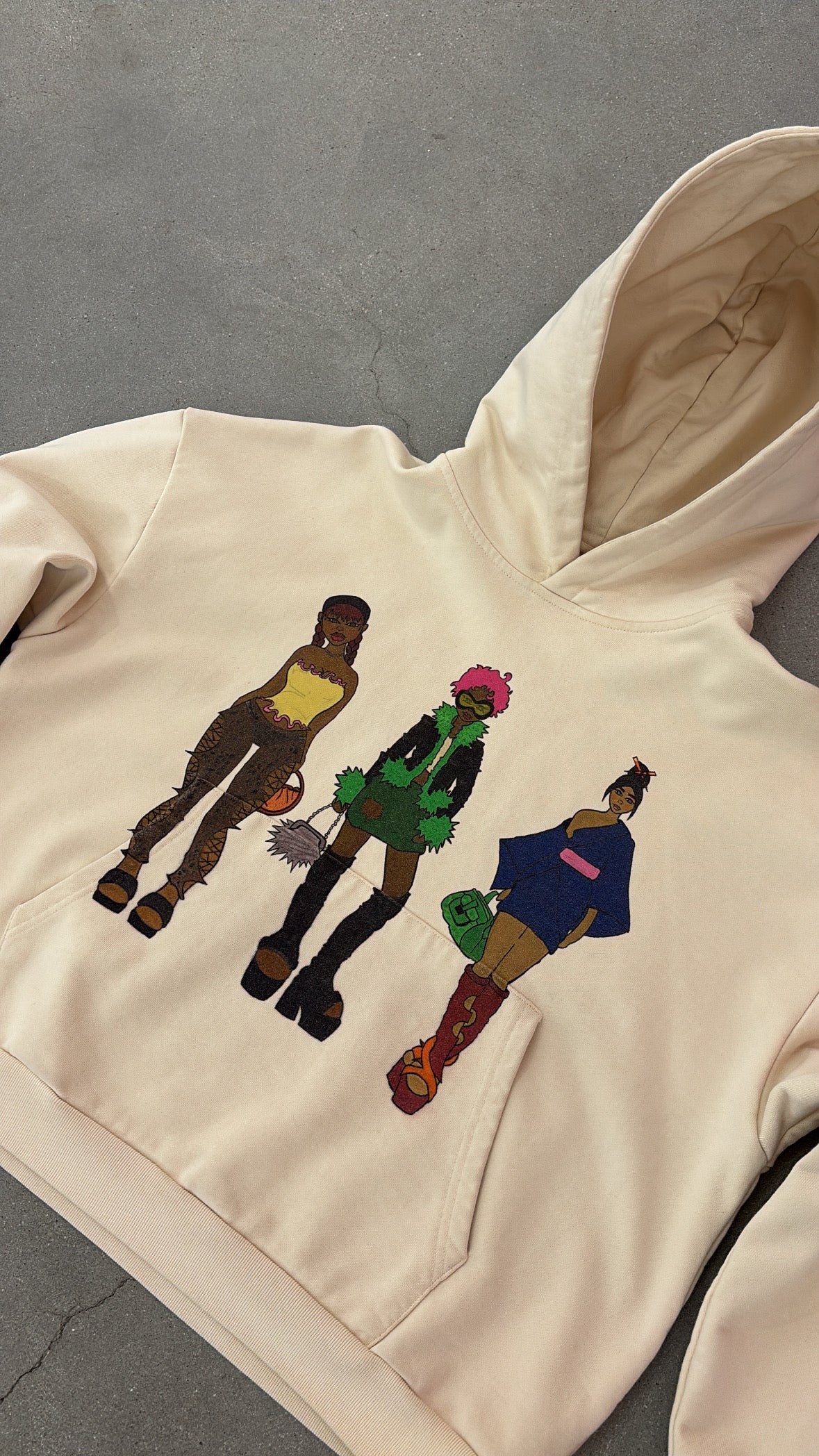 BONE PULLOVER HOODIE DISCOUNTED PREORDER