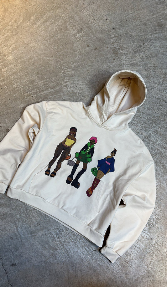BONE PULLOVER HOODIE DISCOUNTED PREORDER