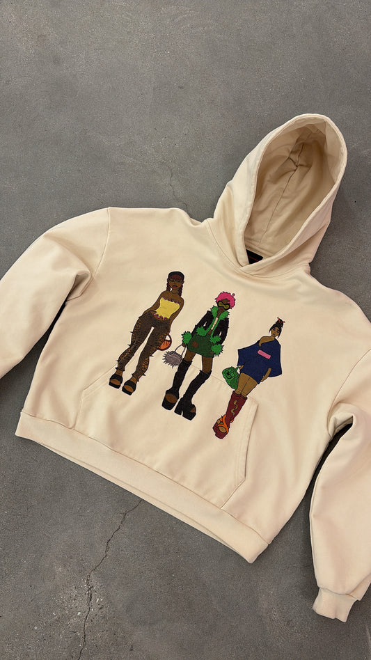 BONE PULLOVER HOODIE DISCOUNTED PREORDER